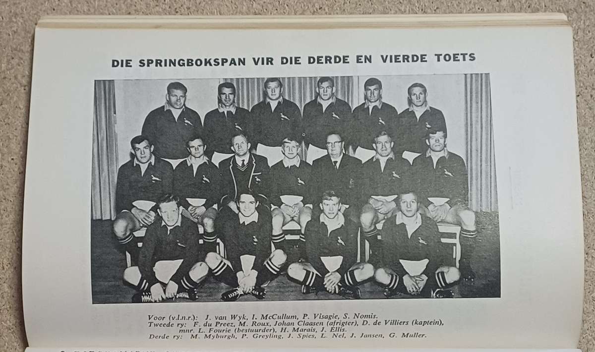 DIE 1970 ALL BLACKS IN SUID-AFRIKA Awie Labuschagne