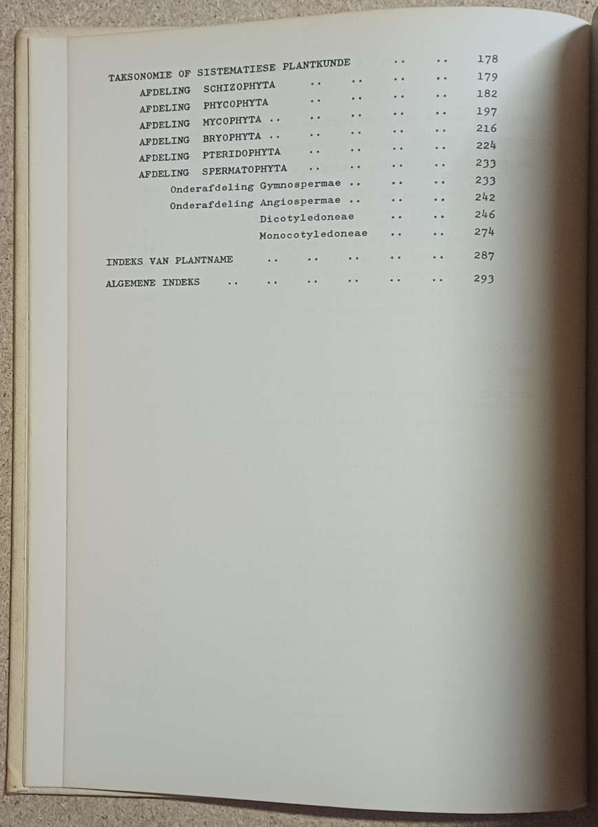 ALGEMENE PLANTKUNDE H. P. van der Schijff