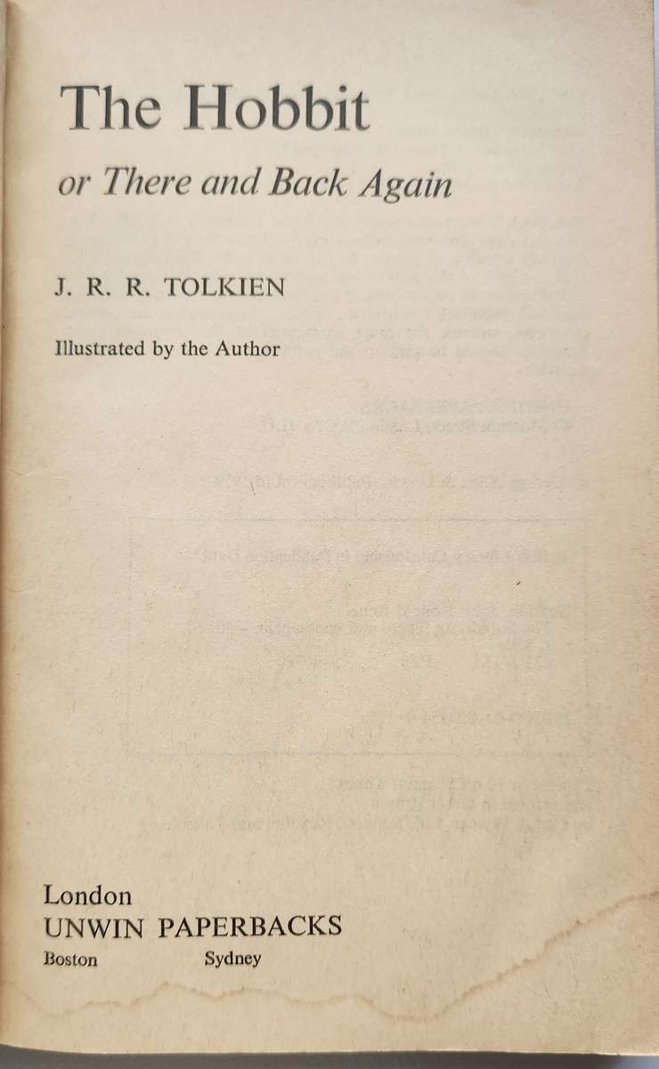 Tolkien's farmer Giles of Ham & The Hobbit (bundle)