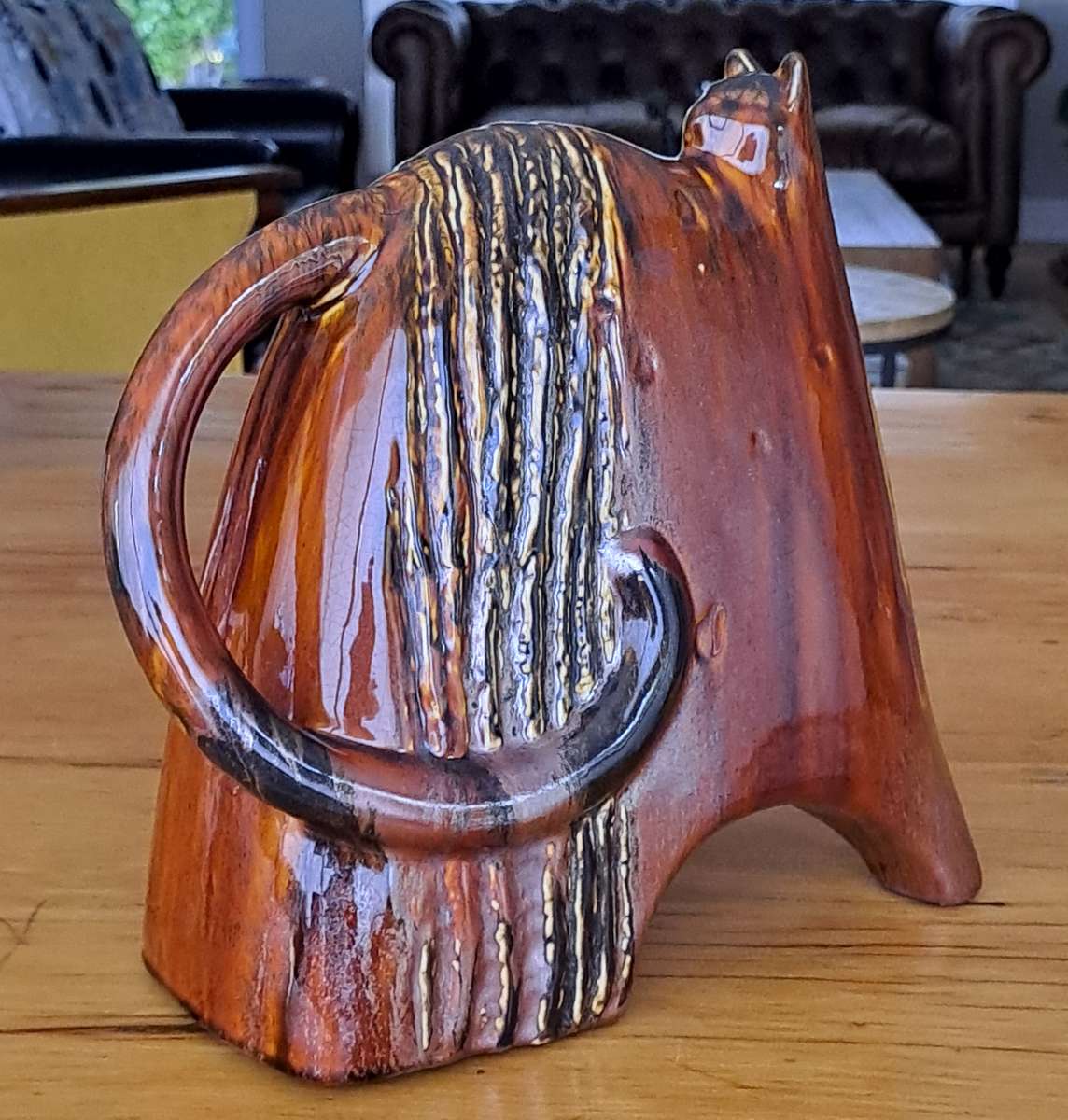 Abstract Pottery Cat