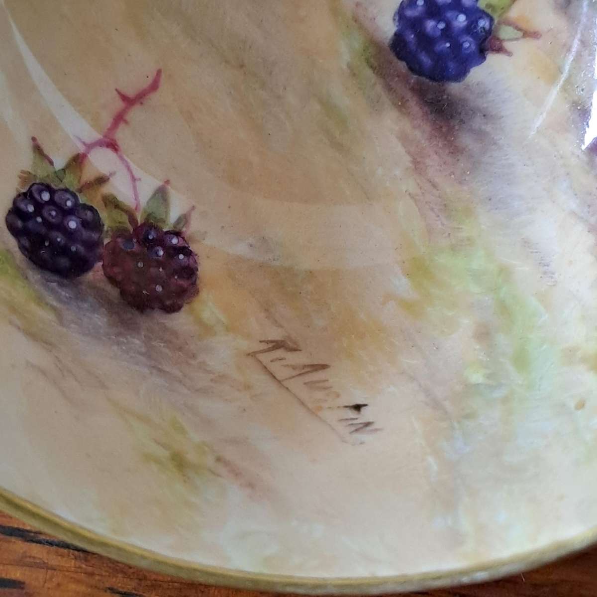 Royal Worcester Gilded Cup - Signed by Reginald Austin