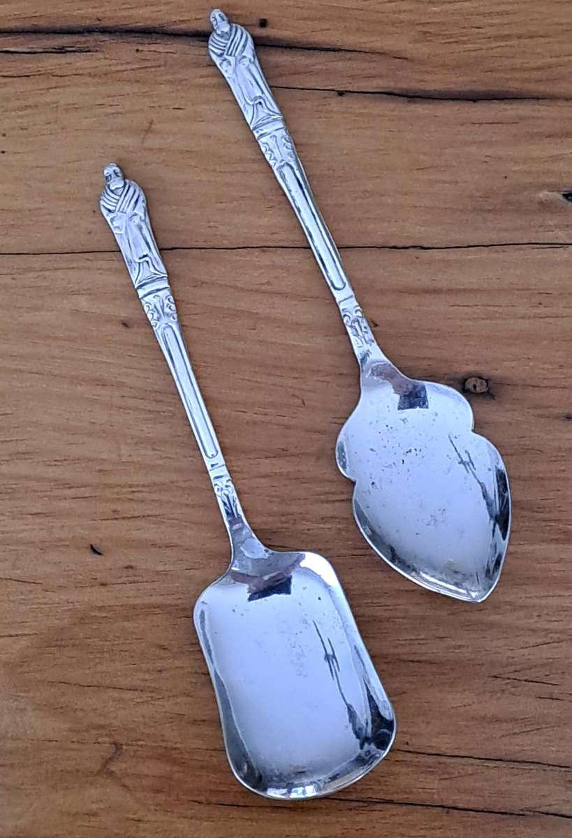 EPNS Apostle Condiment Spoons X Two