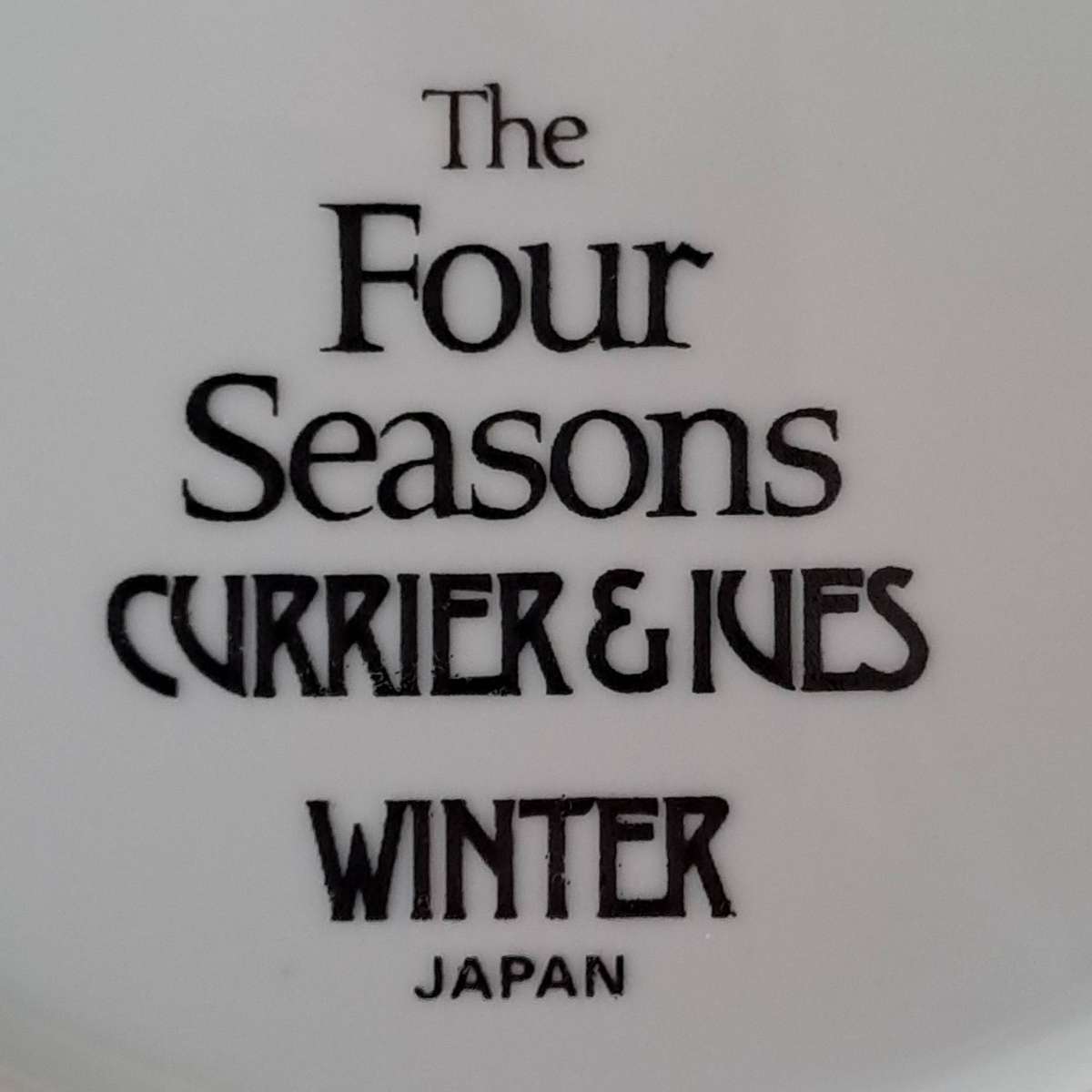 Japanese Four Seasons Plates