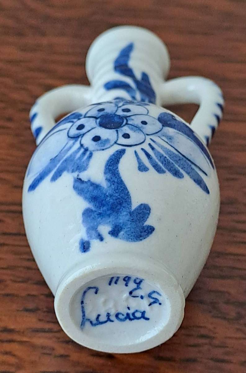 Assorted Blue and White Vases