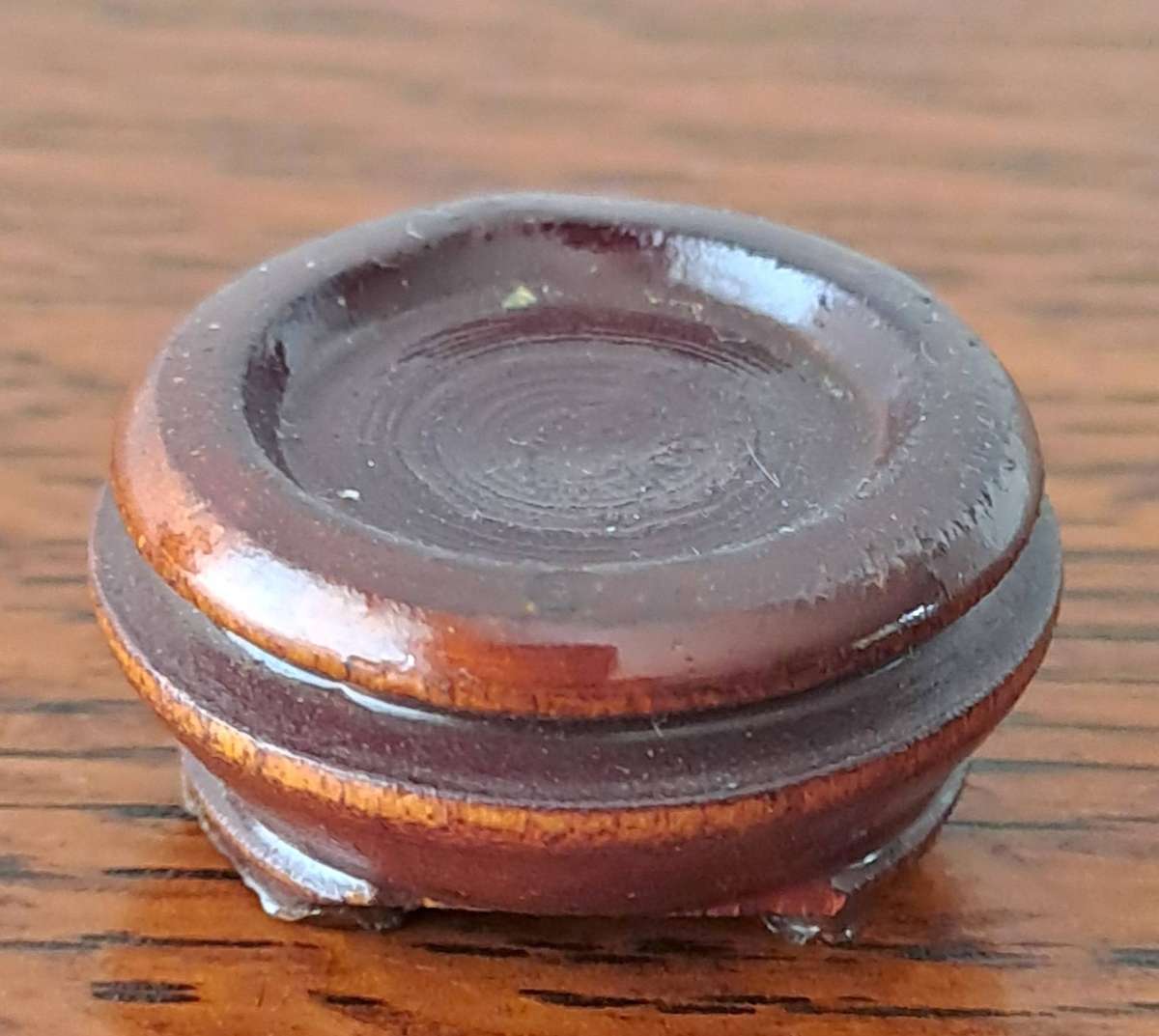 Miniature Cloisonne Vase on Stand