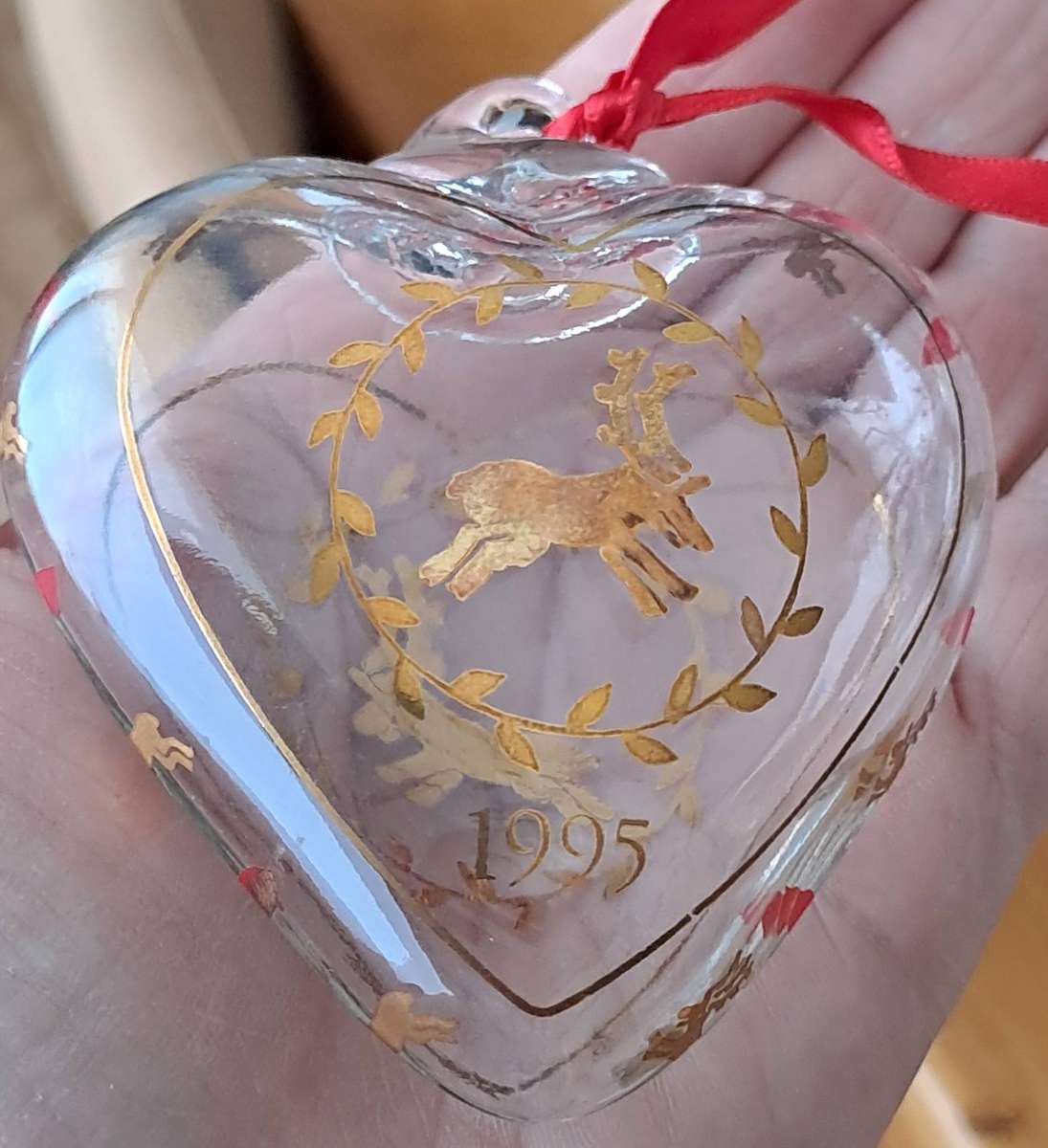 Royal Copenhagen Annual Christmas Heart 1995