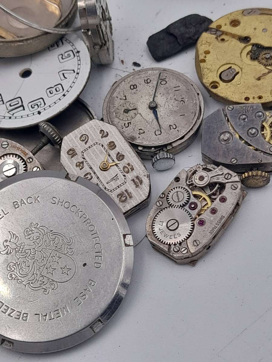 Watch parts for steampunk/repairs