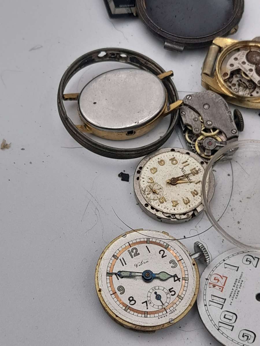Watch parts for steampunk/repairs