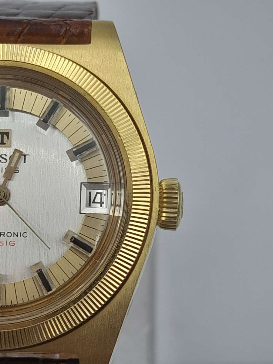 Tissot electronic PR516 WORKING 36mm ex crown 43mm lug to lug NEW OLD STOCK