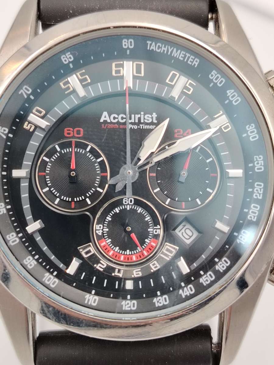 Accurist chronograph 41mm ex crown