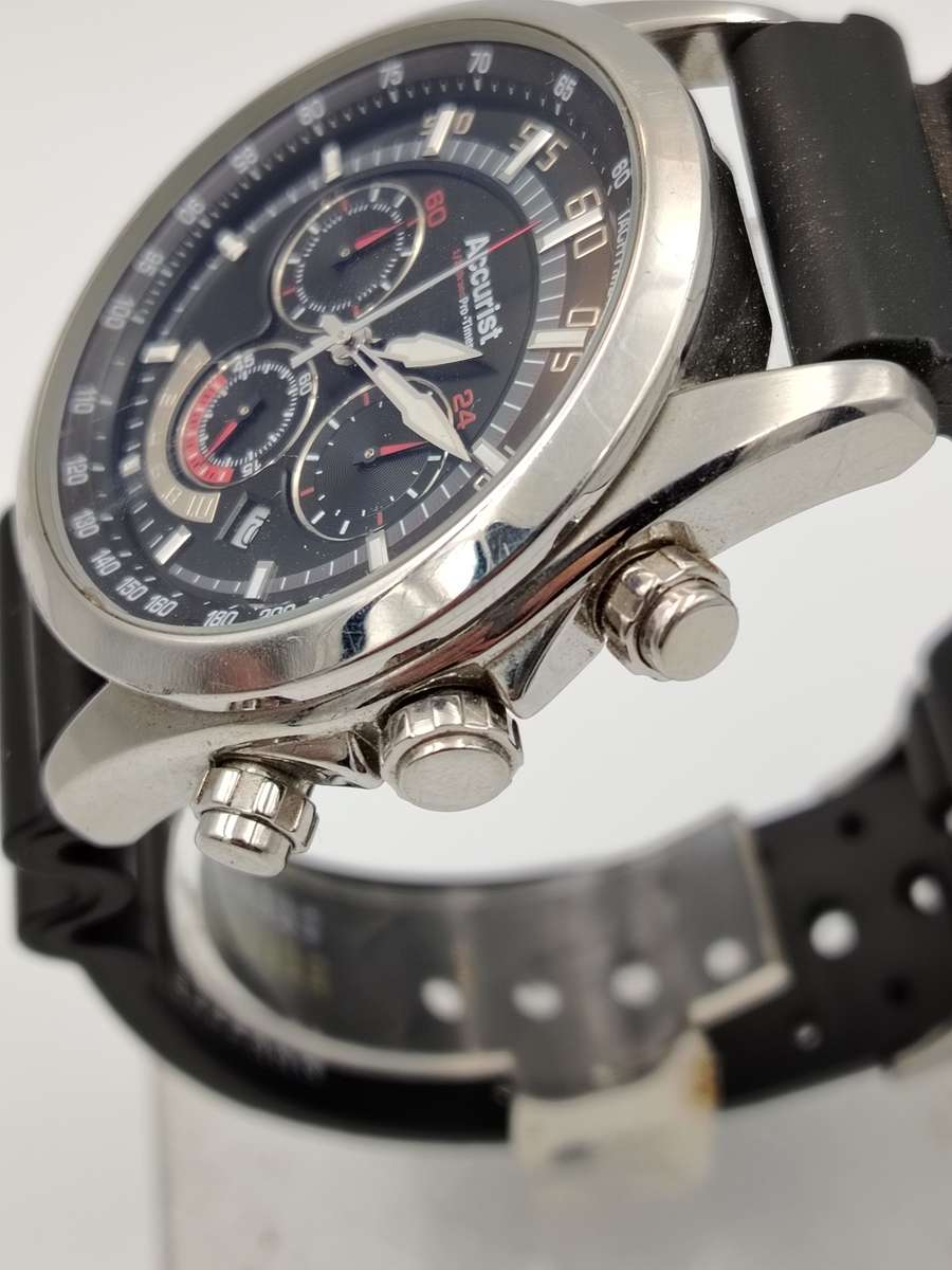 Accurist chronograph 41mm ex crown