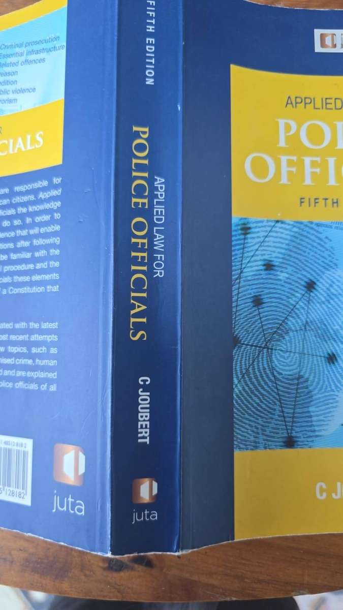 Applied Law for Police Officials 5the edition