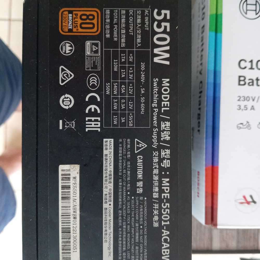 Cooler Master 550w PSU