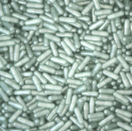 5000 x Empty Gelatin Capsules Size 0 Pearl Duck Egg