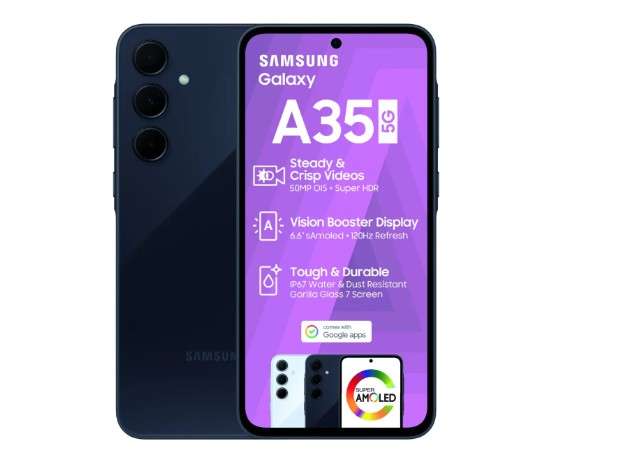 Samsung Galaxy A35 5G 128GB Dual Sim - Awesome Navy