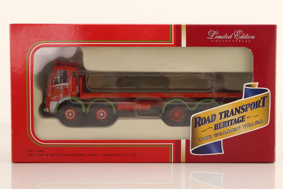 AEC MkV 8 Wheel Rigid Flatbed, Smiles & Co Ltd, Newcastle