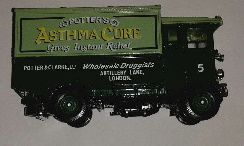 AEC 508 FORWARD CONTROL 5 TON CABOVER IN BOX POTTER'S ASTHMA CURE