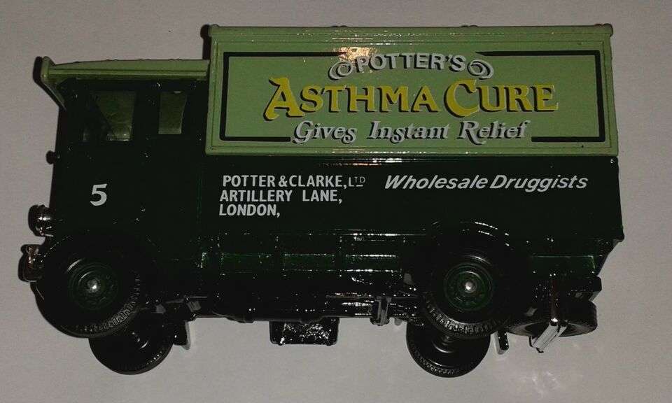 AEC 508 FORWARD CONTROL 5 TON CABOVER IN BOX POTTER'S ASTHMA CURE
