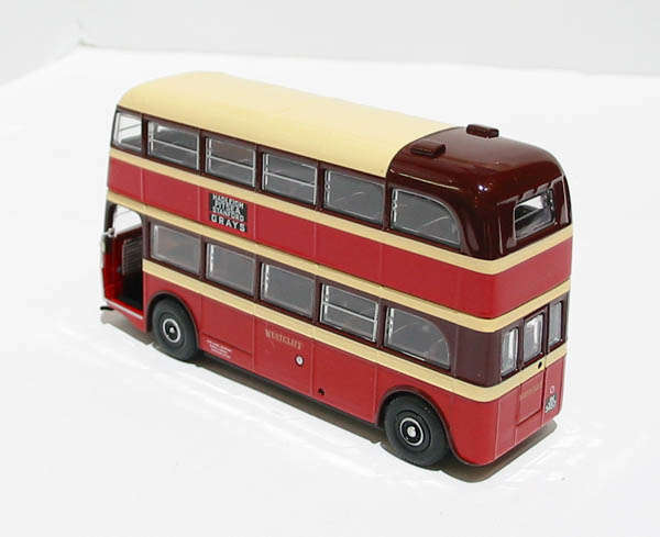 AEC Q side engine, front ent. 1930's d/deck bus