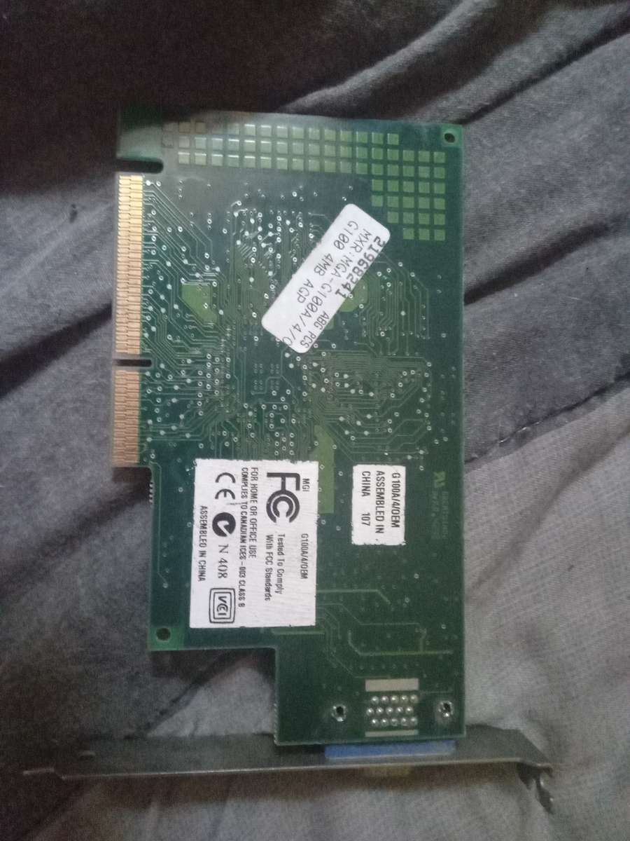 Vintage pair sound card and graphics card