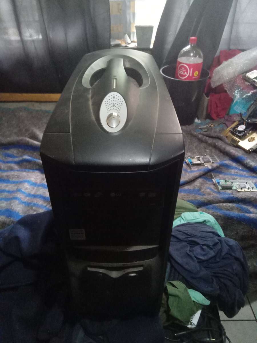 Computer box with internals