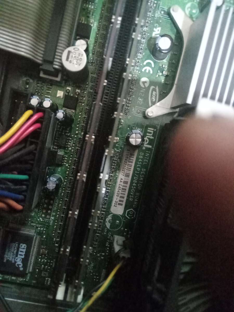 Computer box with internals