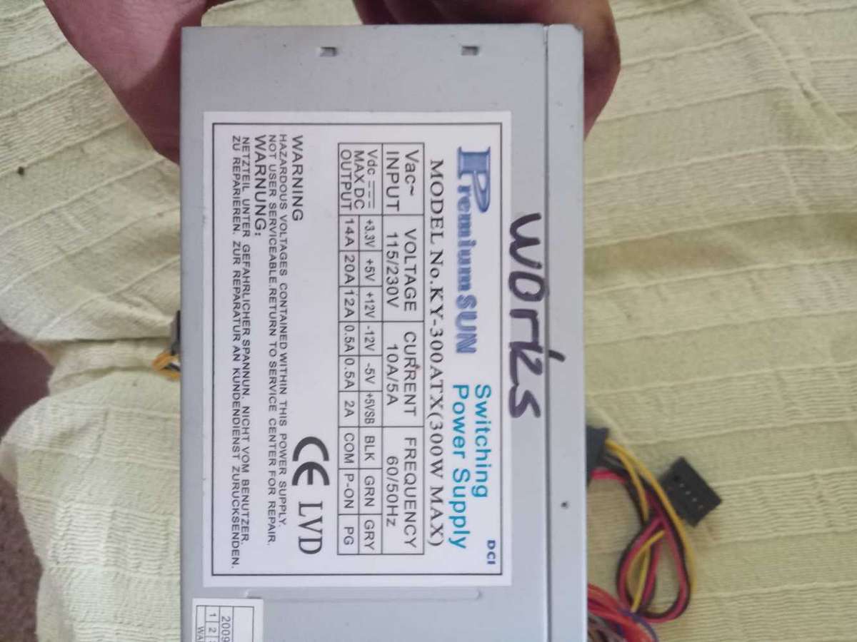 Assorted computer power supplies