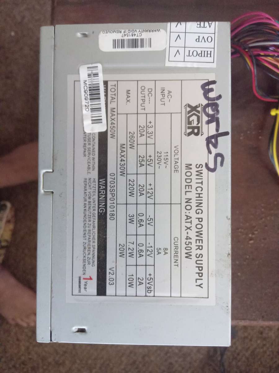 450W xgr psu