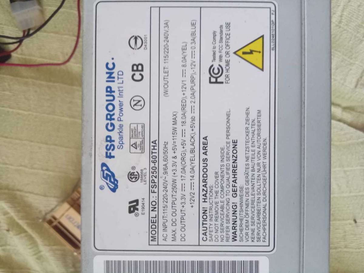 Assorted computer power supplies