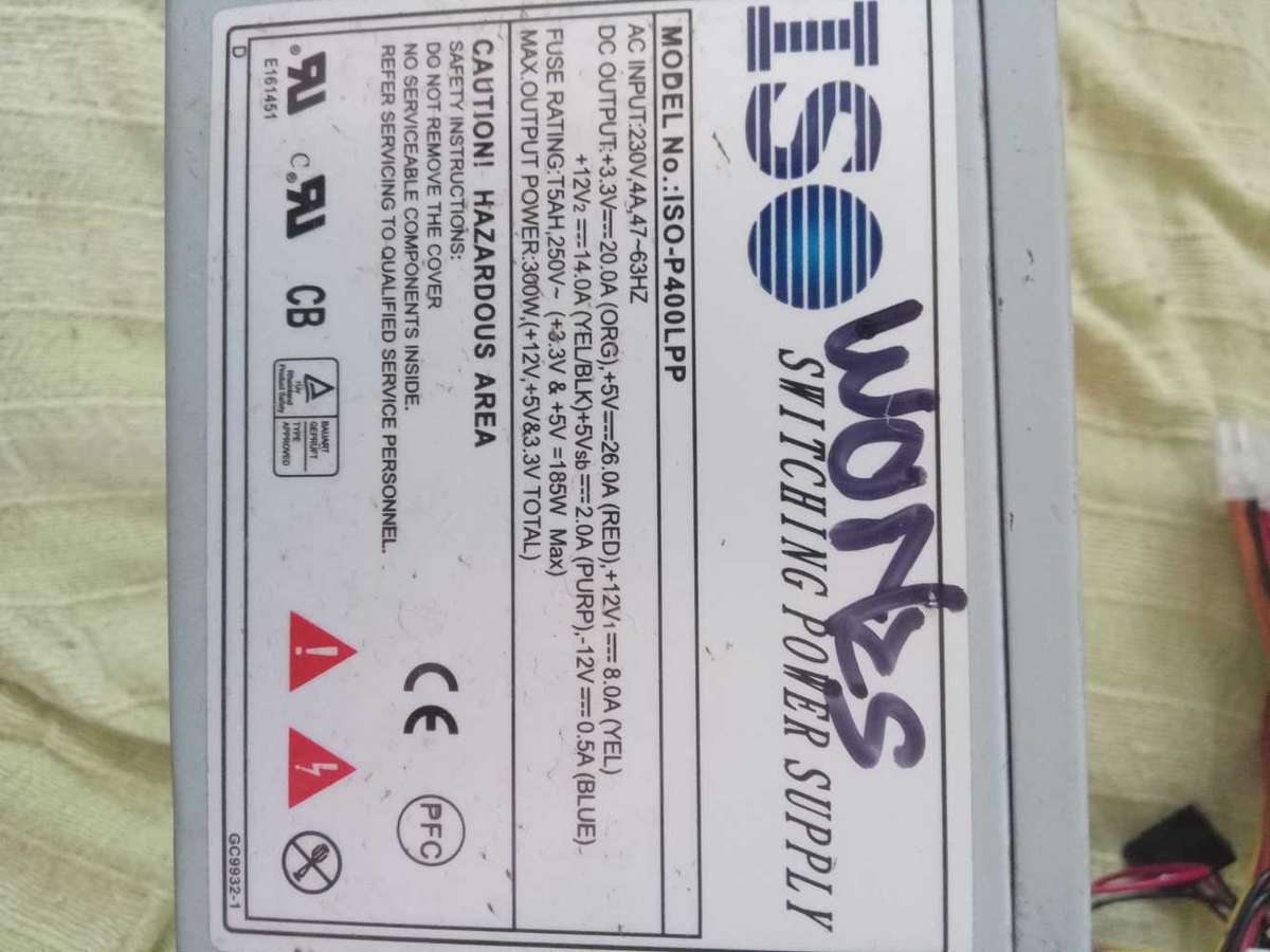 Assorted computer power supplies