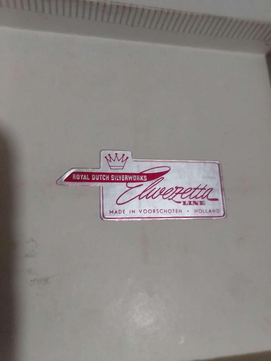 Vintage 2 x set's Elwezetta Dutch chrome plate Forks boxed. Wedding gift's that were stored.