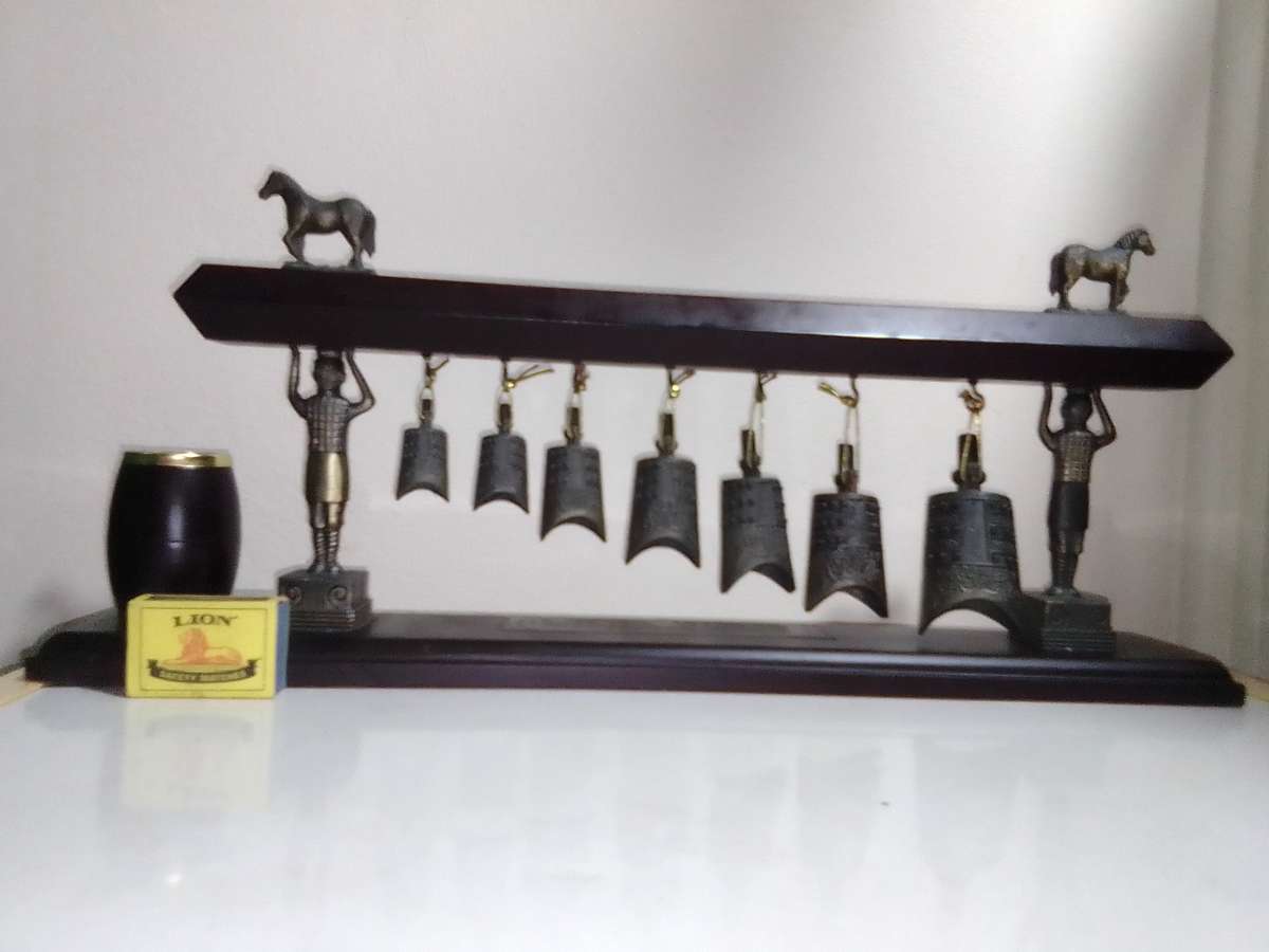 Chinese bronze Handbells-Feng-shui art. it bring good luck in home or business.