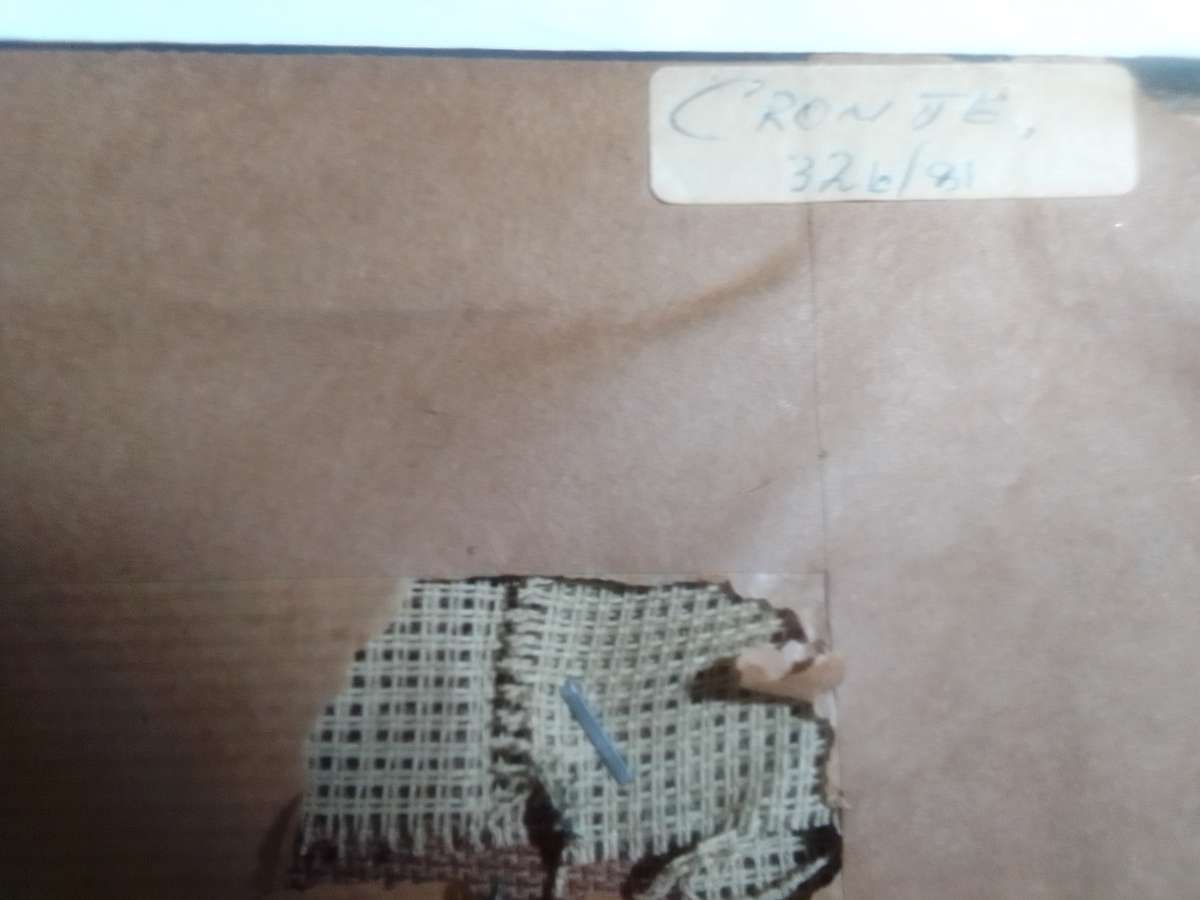 Floral Composition blue tapestry  Limited Quantities Size: 400mm W X 500mm L.