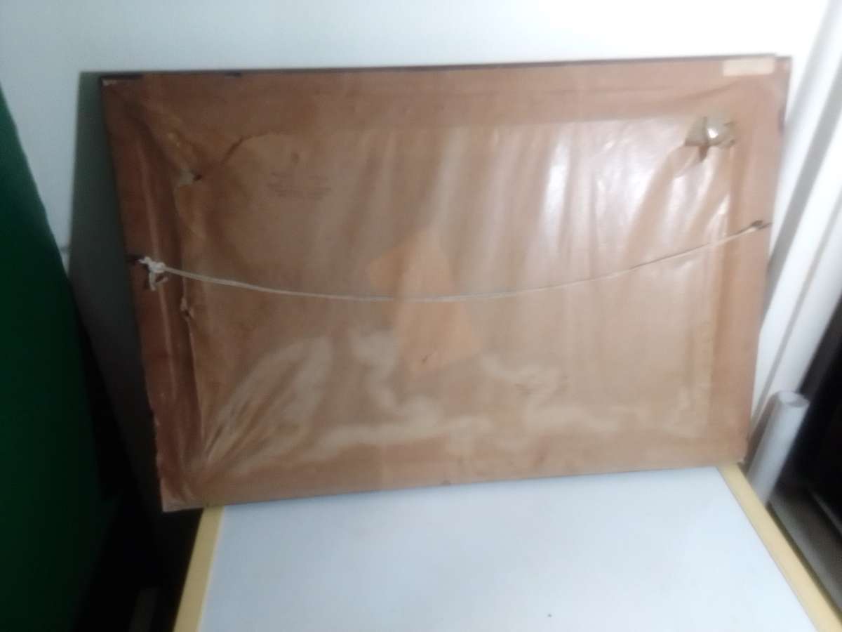 Floral Composition blue tapestry  Limited Quantities Size: 400mm W X 500mm L.