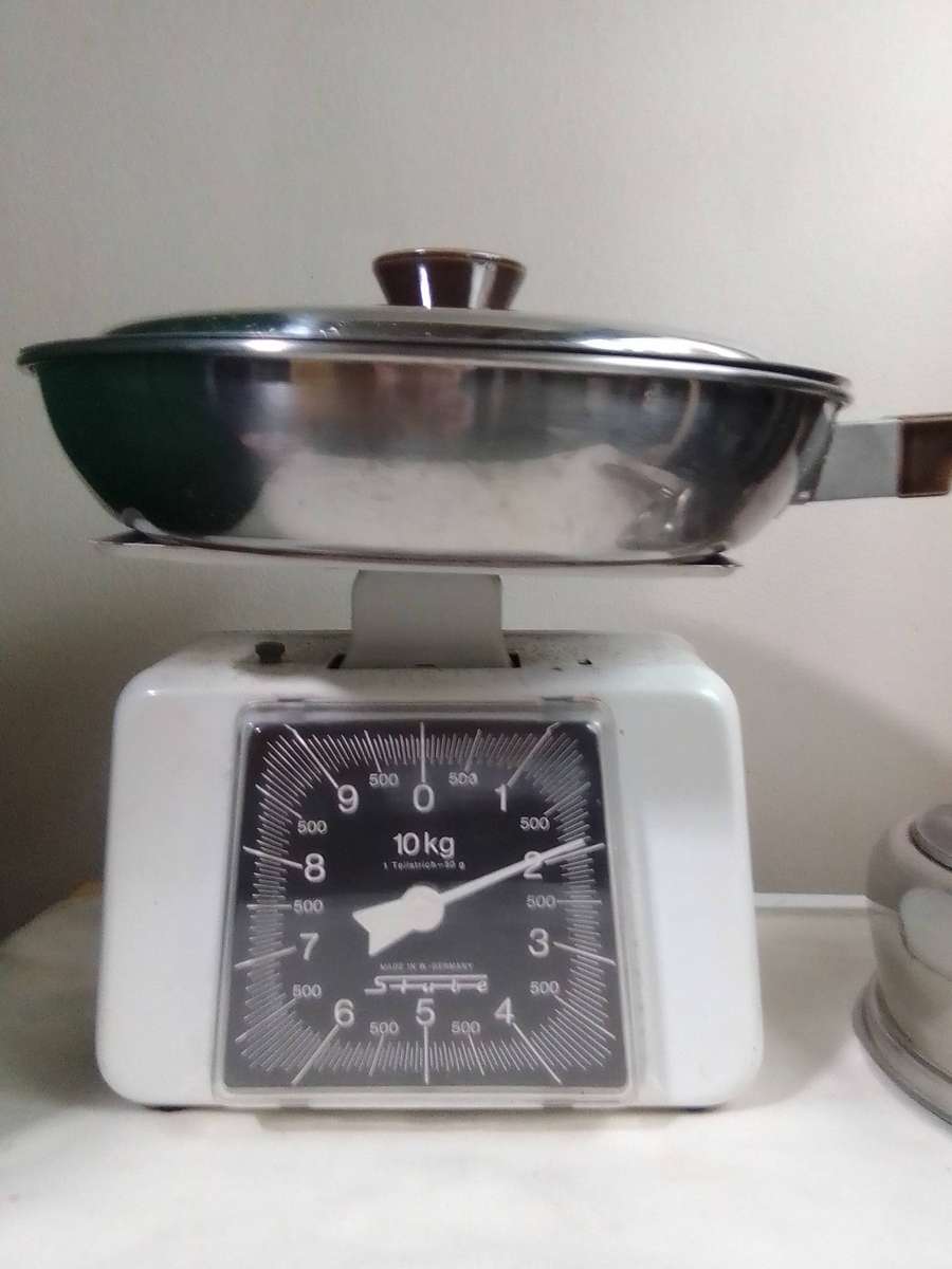 Reserved for "JamKin 5167" A `ALOE` copper based lidded long handled 26cm skillet + smaller pan.