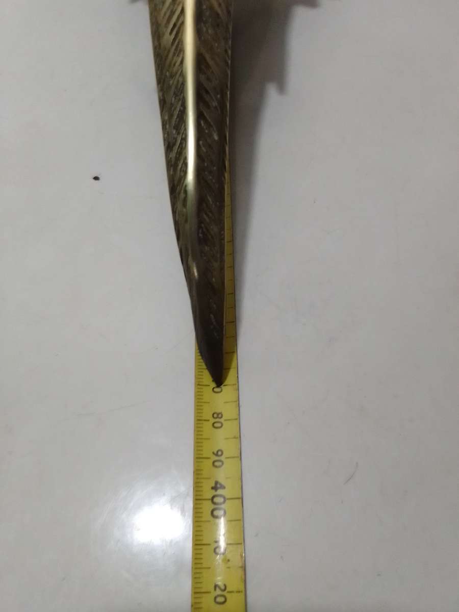 Wow a pair of heavy-duty brass Pheasants.  Antique French cast brass Pheasants.