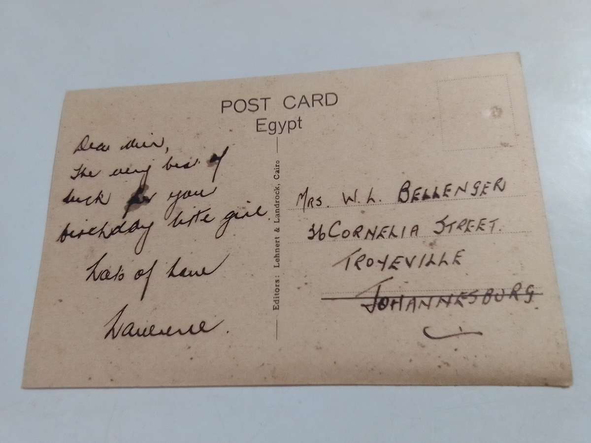 1579, Postcards Egyptian are on sale. One Bid on One Only and double up and take The Two cards.