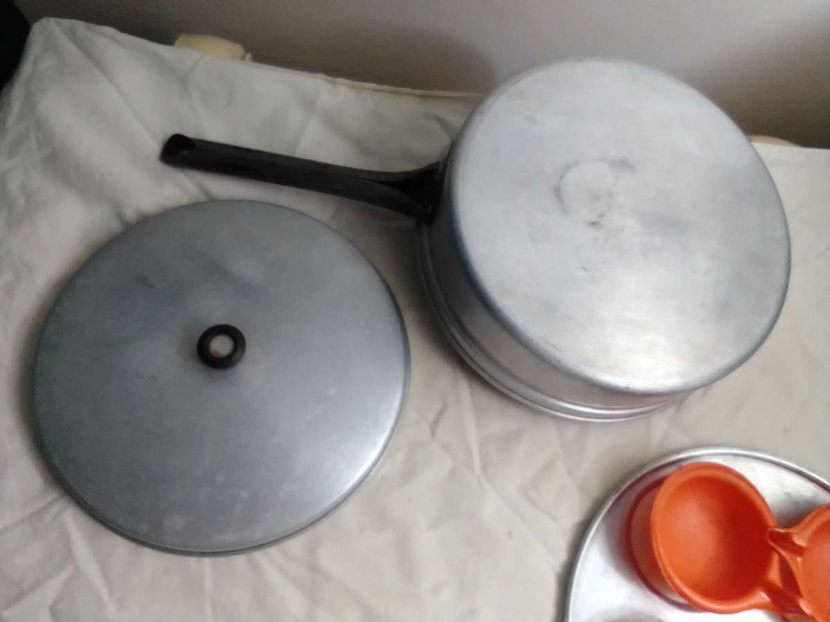Old Aluminium Egg poacher pan.  Egg poaching pan is from the 1950s. On Ebay @ R650-
