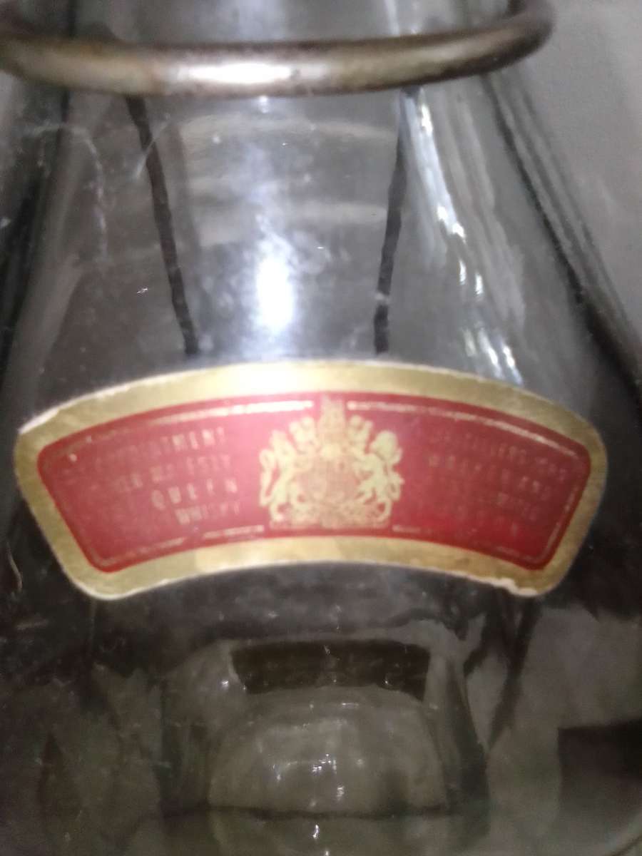 Johnny Walker Red Label empty whisky bottle on Cardle.