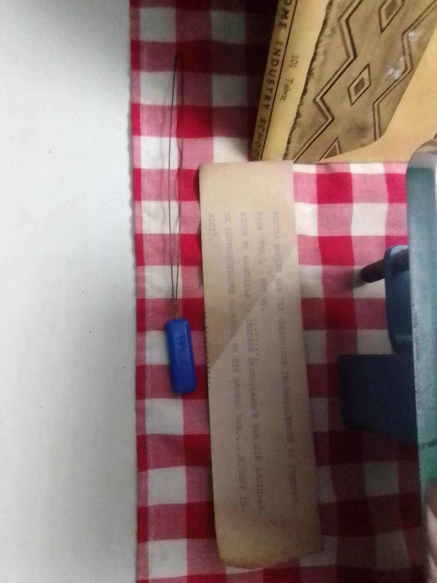 Old vintage 1950's Empisal Rug making machine with Original Paperwork.