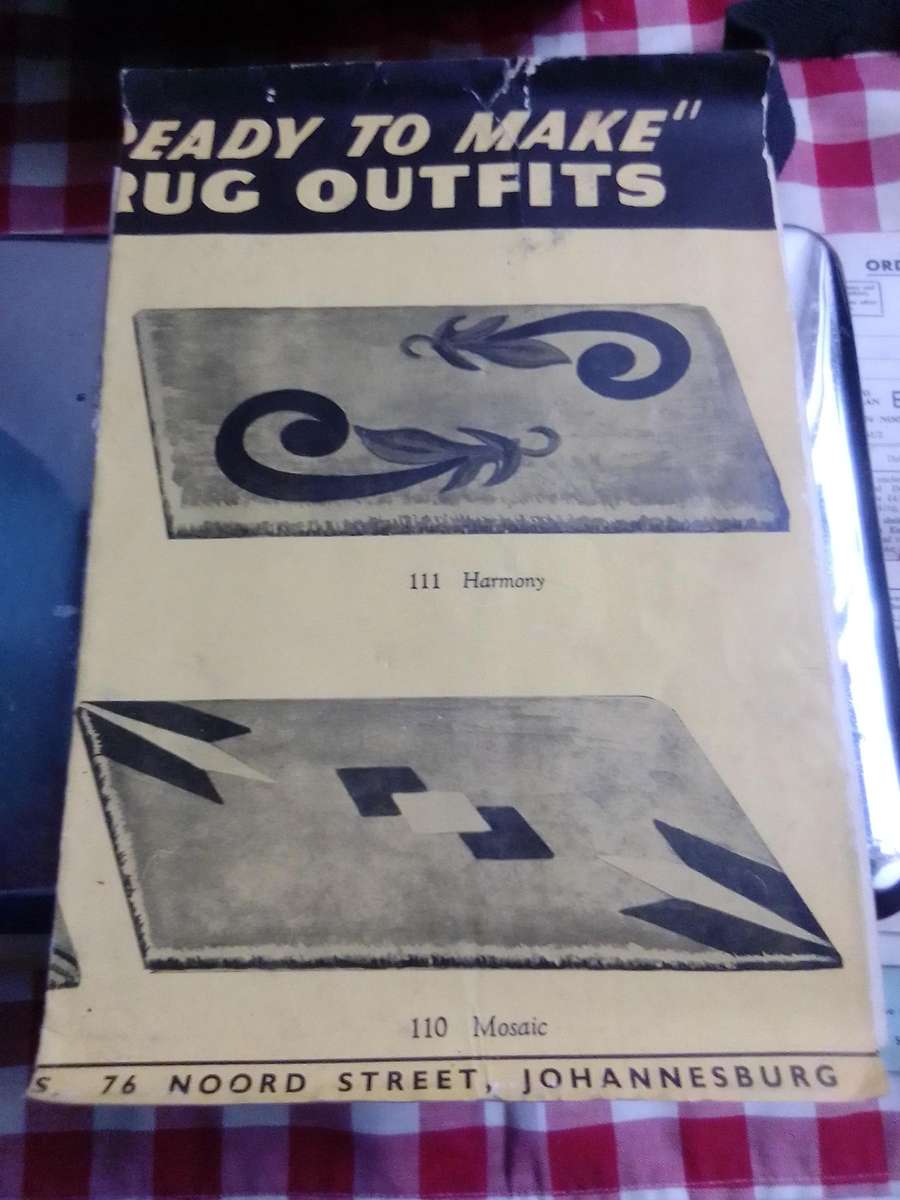 Old vintage 1950's Empisal Rug making machine with Original Paperwork.