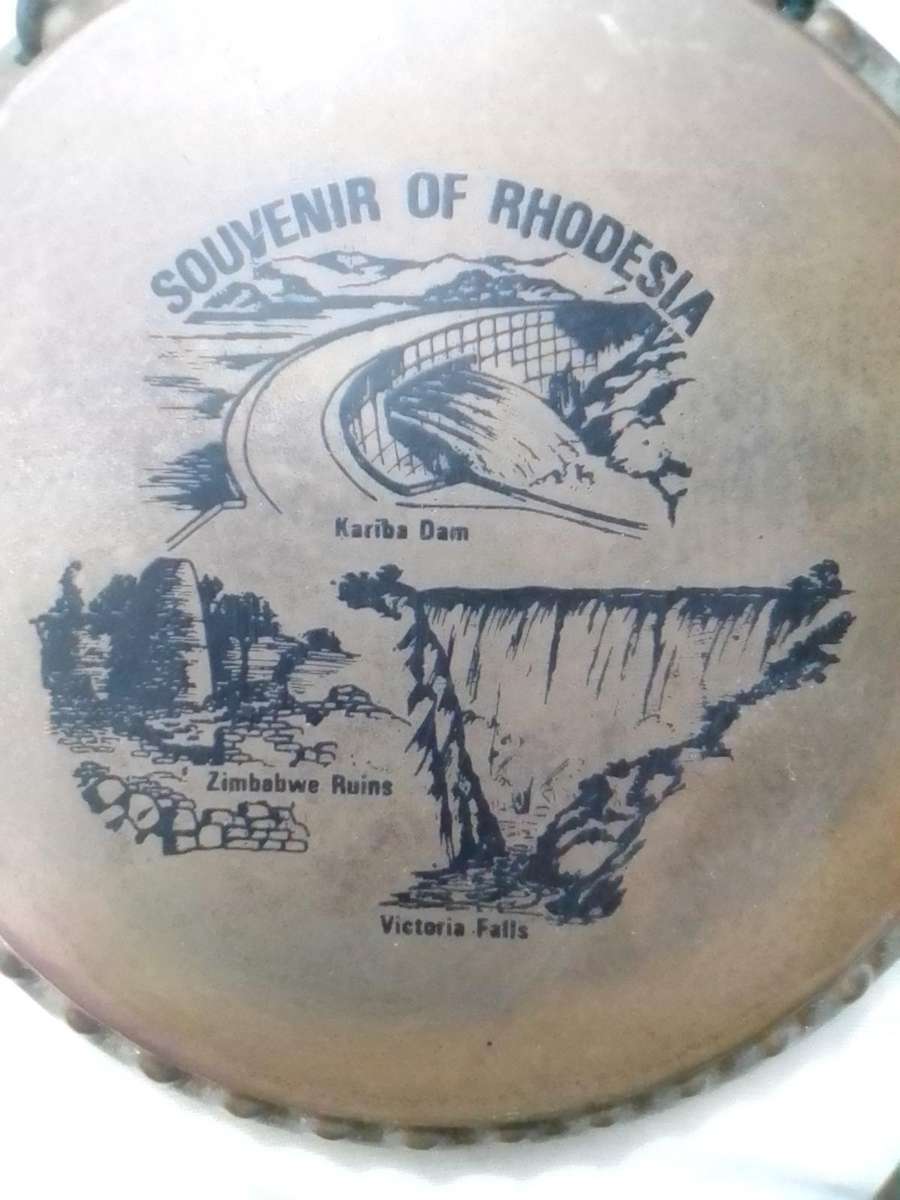 Vintage Rhodesian Dinner copper Gong.
