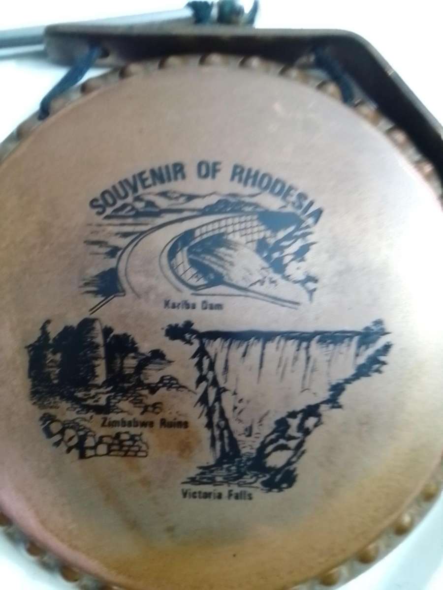 Vintage Rhodesian Dinner copper Gong.
