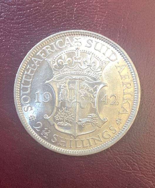 South Africa Union 1942 - 2 1/2 Shilling