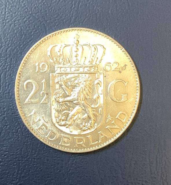 Netherlands  1962 2 1/2 Gulden