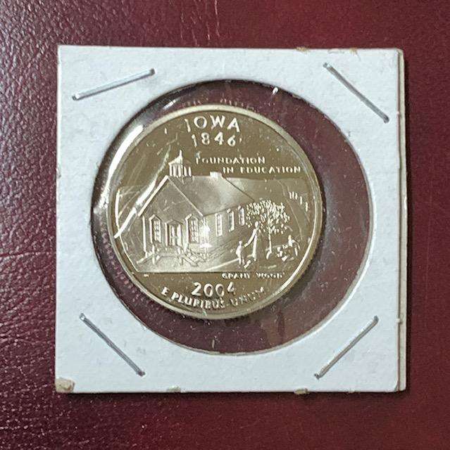 !!! USA 2004S Iowa Quarter Dollar  !!!