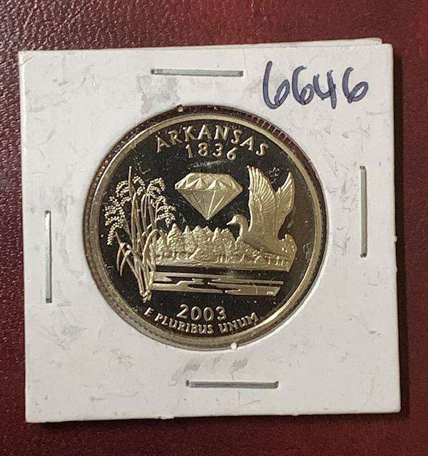 !!! USA 2003S Arkansas Quarter Dollar  !!!