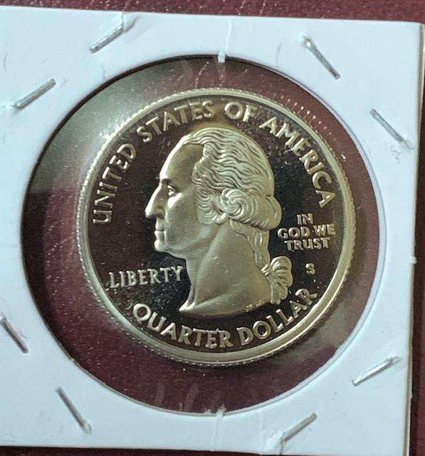 !!! USA 2008S Oklahoma Quarter Dollar  !!!