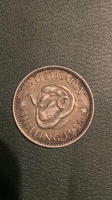 !!! Australia 1938  - 1  Shilling  !!!