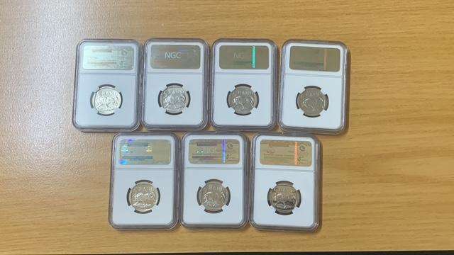 !!! South African Graded 2000 Lot R5 Coins !!!